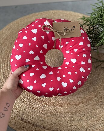 Poduszka do Piercingu Ucha Z Otworem Na Gojenie Helix Tragus bawełniana, giluplu