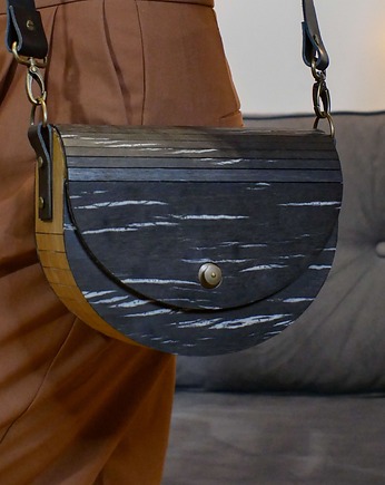 Torebka drewniana - TRE - model LAGUZ, Wood Design Studio