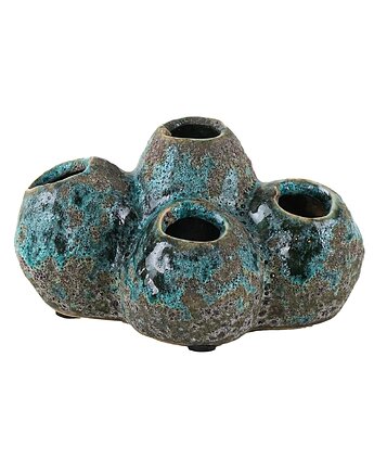 Wazon ceramiczny - flower frog, duński design, lata 60, produkcja: Dania, Przetwory design