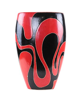 Wazon ceramiczny, włoski design, lata 70, produkcja: Włochy, Przetwory design
