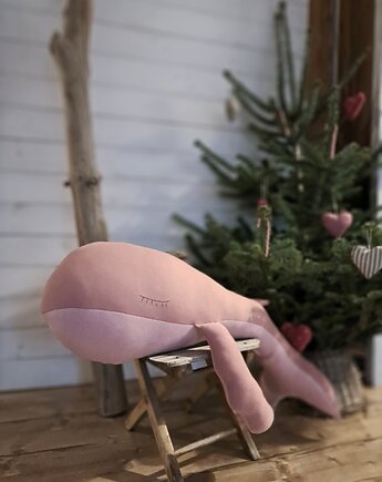 Wieloryb, maskotka/poduszka, LipaMi