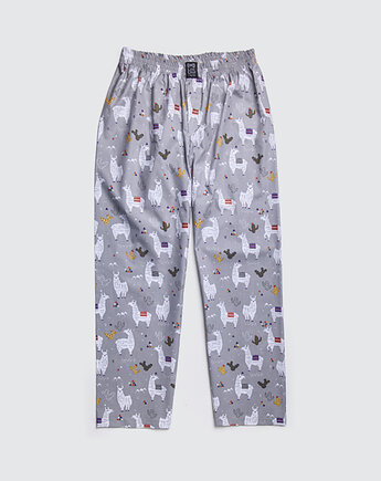 Spodnie unisex do spania bokserki LAMY ALPAKI, HisOutfit