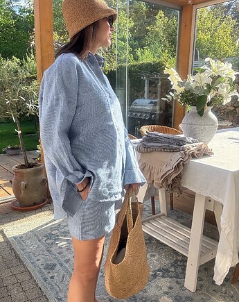 Koszula lniana z kolekcji Day & Night, Nature Bed