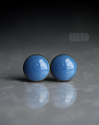 Kolczyki ceramiczne Mini Niebiańskie 6mm, Magda Łysiak