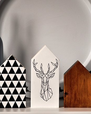 Domki drewniane dekoracje w stylu skandynawskim, Wooden Love