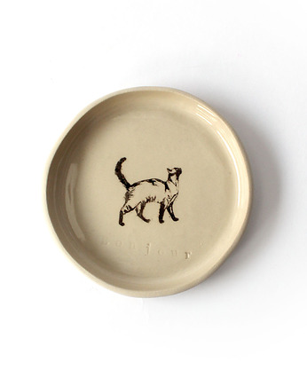 Talerzyk z kotkiem NO_1, cynamon studio