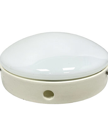 Stary ceramiczny plafon lampa warsztatowa ZAOS Wilkasy Polska lata 50/60. Loft, Good Old Things