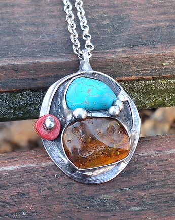 Kolorowy - wisiorek, po drugiej stronie lustra