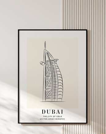 Plakat DUBAI, PAKOWANIE PREZENTÓW - Papier do pakowani