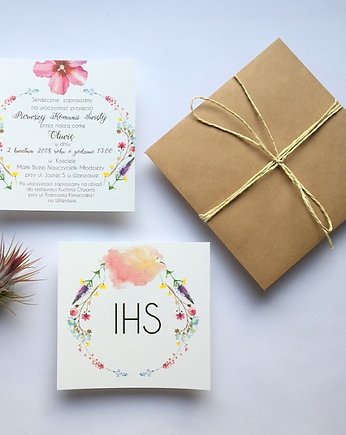 Zaproszenie  na  Komunię  Świętą  FD14, FarrowDesign