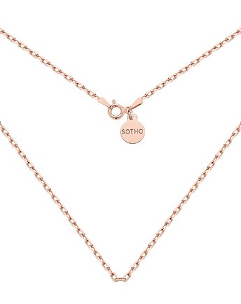 Masywny łańcuszek z różowego złota, SOTHO