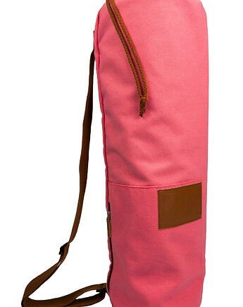 Bawełniany pokrowiec na matę do jogi z kieszonką SAGE Coral, Mellow Ways