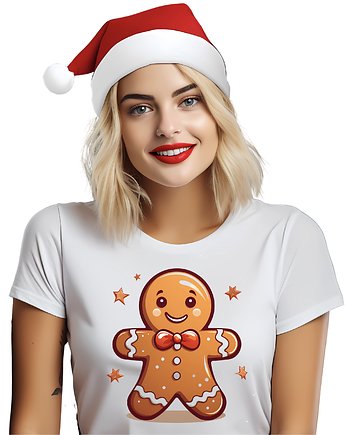 Koszulka świąteczna piernik ciastek t-shirt, EvienArt