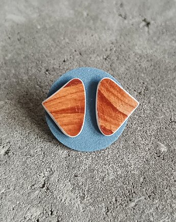 Kolczyki ceramiczne Włocławek, biżuteria z talerzy
