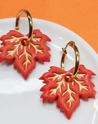 JESIENIARA kolczyki liście, Mintique