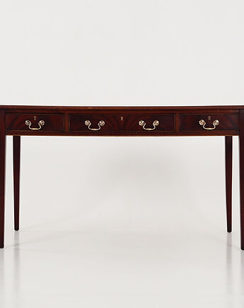Biurko mahoniowe, duński design, lata 70, produkcja: Dania, Przetwory design