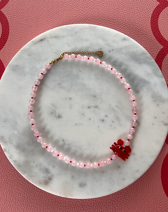 Krabik i różowy kwarc, Juicy Beads