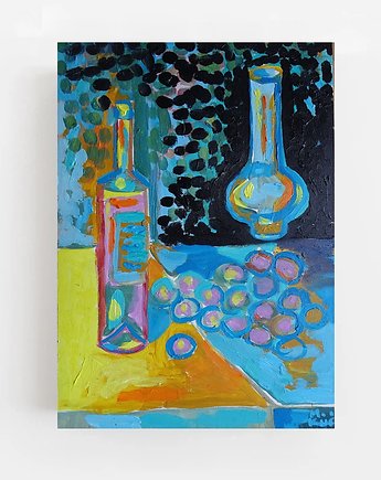 Obraz ręcznie malowany martwa natura, alice oil on canvas