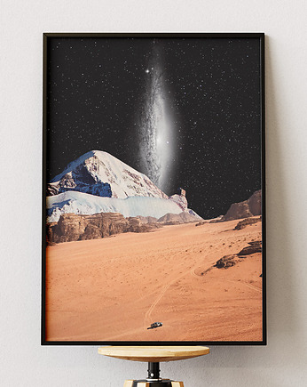 Plakat Pustynna Burza - Kolaż Fine Art, DAPIDOKA