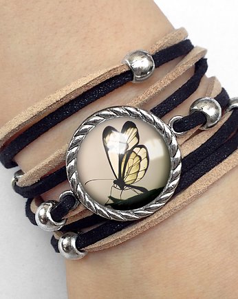 Bransoletka MOTYL W SEPII - 0105, EGGinEGG