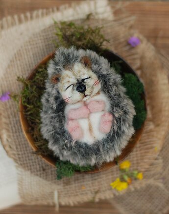 Jeżyk Miniaturka -Śpiący, BoboLobo Handicraft
