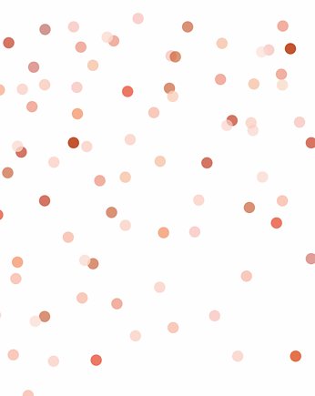 Tapeta dla dzieci Koralowe Kropki ( Coral Dancing Dots ), Humpty Dumpty Room Decoration