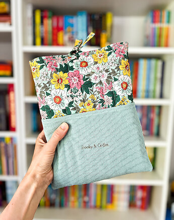Etui na książkę dla czytelniczki, personalizowany prezent, Gucia Design