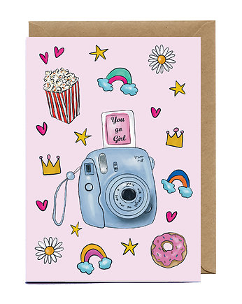 Kartka dla przyjaciółki You go Girl, JuliArt