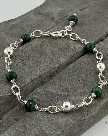 Malachity - bransoletka, RayOfArt