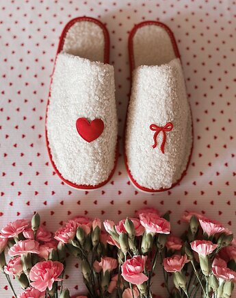 Kapcie damskie walentynki love is in the air, Apollie&co