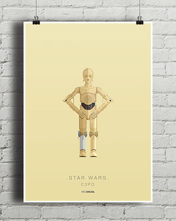 Plakat Star Wars - C3PO , minimalmill