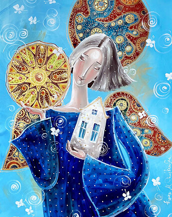 "Ciepło rodzinnego domu"-Giclee, 4mara Marina Czajkowska