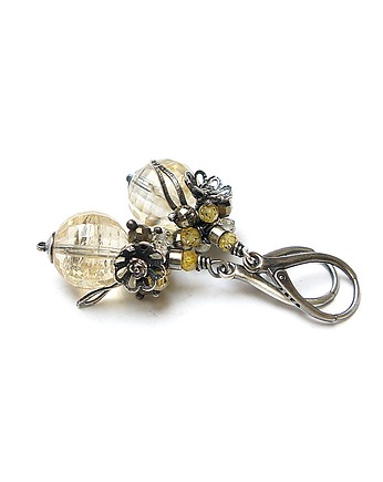 Kolczyki Cytryn flower vol.2, Katia i krokodyl