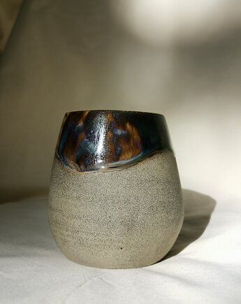 Kubek/czarka na yerba matę ceramiczny - 390 ml, szkliwiona_art