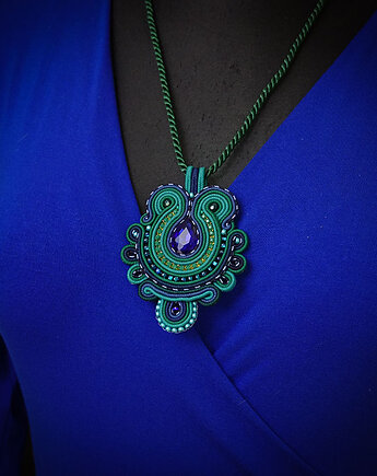 Zamówienie specjalne- wisior sutasz, Mró Soutache