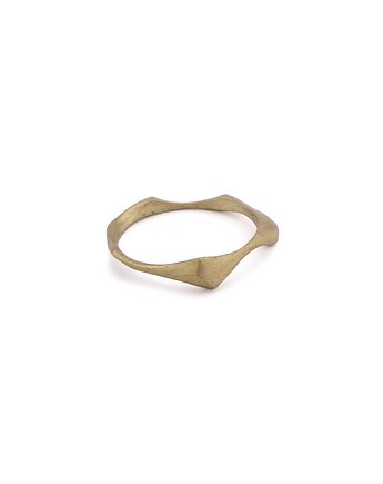 WAVES thin / brass RING, Filimoniuk