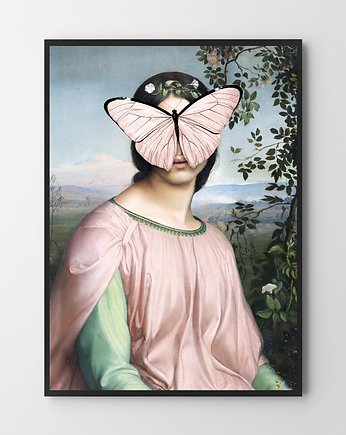 Plakat Papilio dziewczyna z motylem, HOG STUDIO