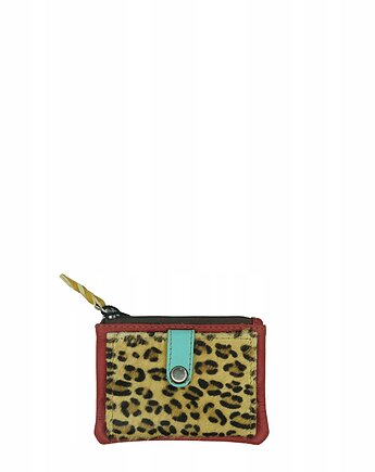 Portfel portfelik mały skórzany miejsce na bilon karty eko OLIVKA, Olivka Warsaw