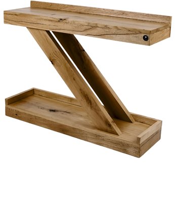 Konsola Dębowa Loft Drewno Lite 65  cm  SKD-223, EMRA WOOD DESIGN