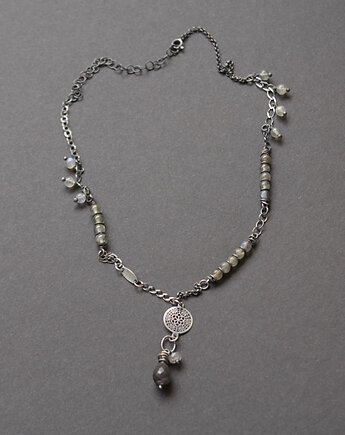 Naszyjnik z labradorytami, fado