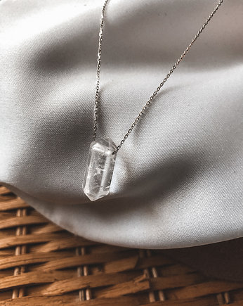 Naszyjnik Crystal Kryształ górski grot sopel kryształ, Tiny Stone