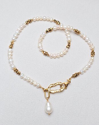 Naszyjnik Perły  i Złoto, ILEA