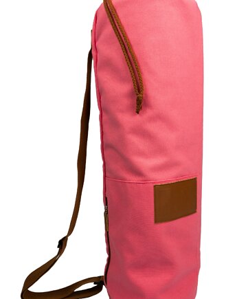 Bawełniany pokrowiec na matę do jogi z kieszonką SAGE Coral, Mellow Ways