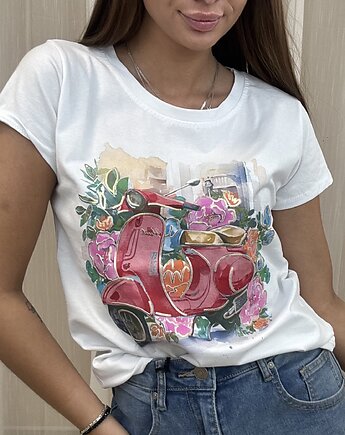 T-shirt Bike Rosa, SOLO moda