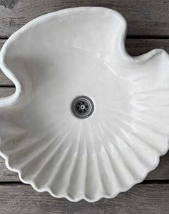 UM20 Umywalka ceramiczna muszla ecru, Dekornia