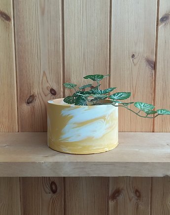 Doniczka marble żółta, Crazzyco