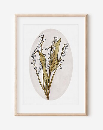 Plakat botaniczny - KONWALIE, Mint In Paper