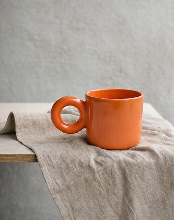 Kubek Orange /300ml/ Z serii Good Vibes, Handverk