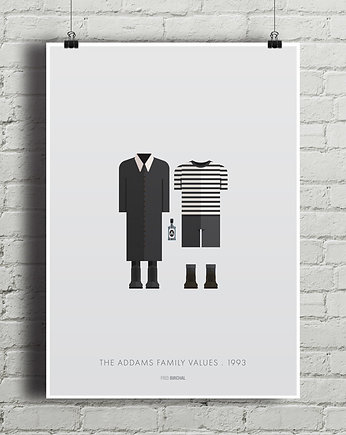 The Addams Family - plakat 50x70 cm, minimalmill