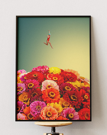 Plakat Wiosna - Kolaż Fine Art - Dekoracja Ścienna Do Salonu, DAPIDOKA